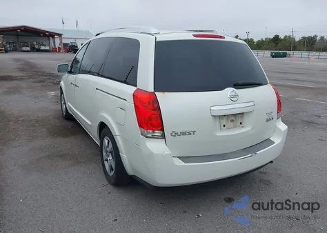 2009 Nissan Quest 3.5 S z USA, uszkodzony, nr VIN 5N1BV28U79N104624